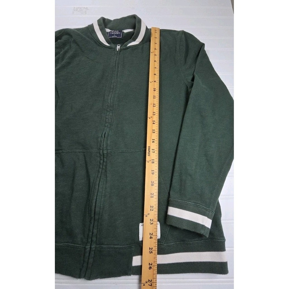 Vintage Abercrombie & Fitch Jacket Men L GREEN Muscle Track Full Zip Y2K - Picture 4 of 9